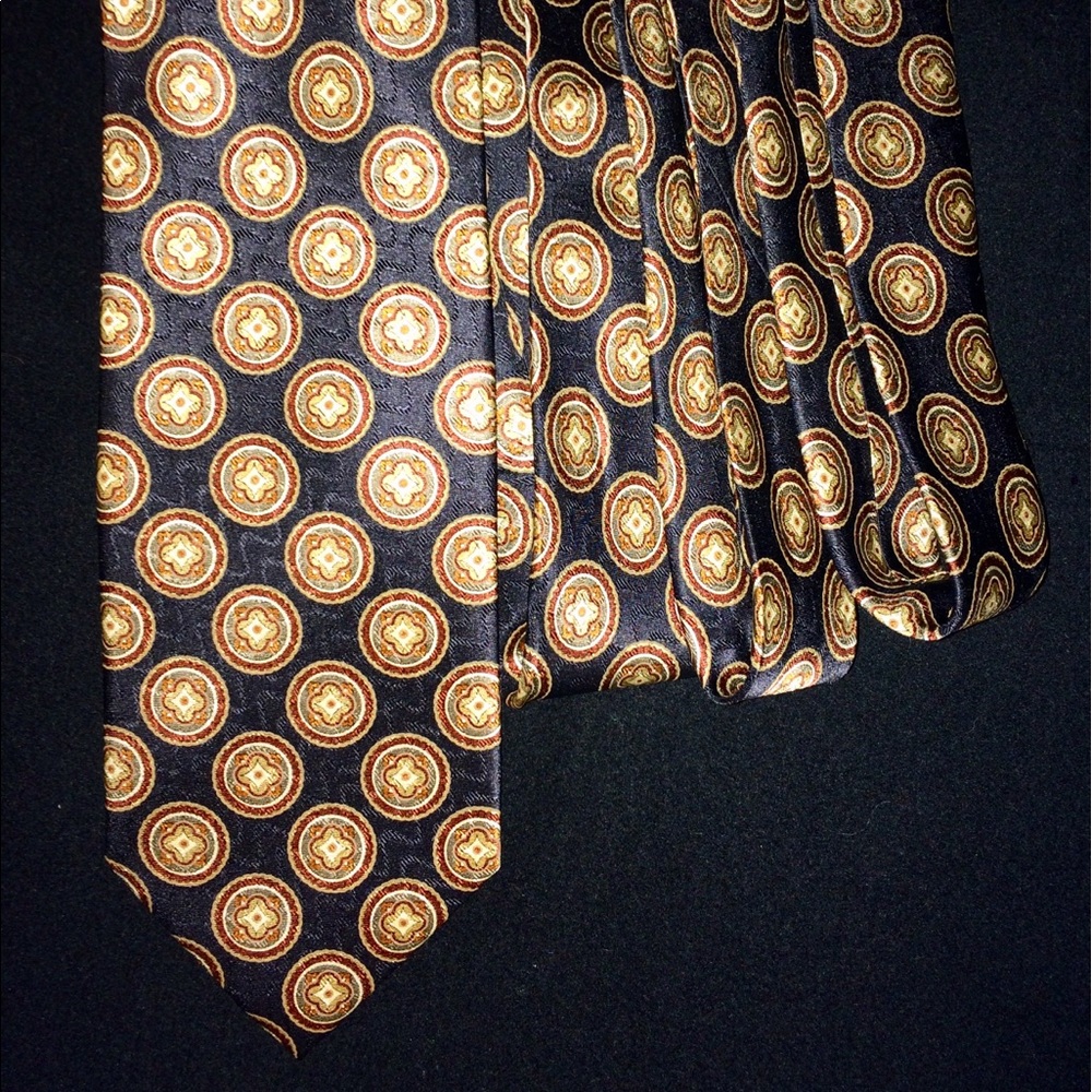 Jos Banks 100% Silk Navy Tie
